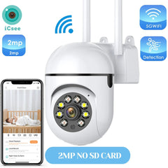4MP Outdoor WiFi Camera PTZ 2K HD AI Auto Tracking Night Vision - stepyours.com