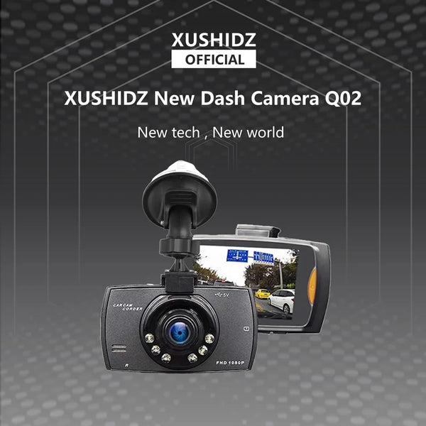 XUSHIDZ 1080P Dash Camera Car DVR Night Vision Loop Recording Q02 - stepyours.com