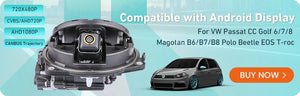 170 Degree AHD 1080P Flip Emblem Rear View Camera For VW Golf 6 7 8 - stepyours.com