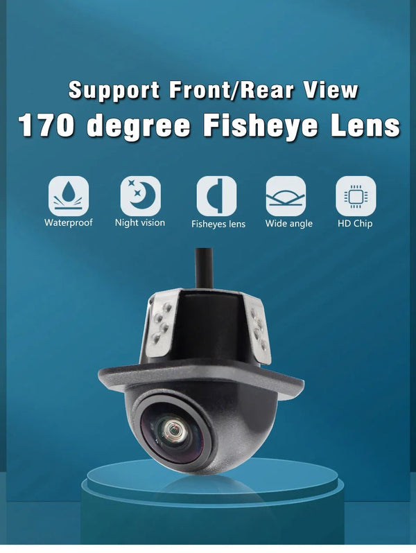 Smartour AHD CVBS CCD Fisheye Rear View Camera 1080P Night Vision Waterproof - stepyours.com