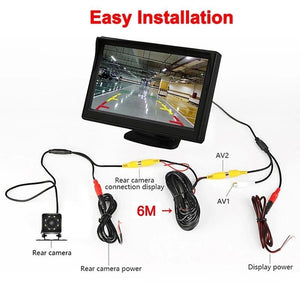 4.3 Inch Rear View Camera Monitor For Car Parking System - stepyours.com