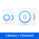 Meian Smart Home Doorbell Wireless Security Doorbell IP65 Waterproof Outdoor Door Bell 60 Songs 5 Volume Adjustable Chime Kit by stepyours.com