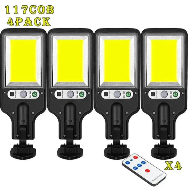 Solar Outdoor Led Wall Lamp With Motion Sensor Light — product view 9
