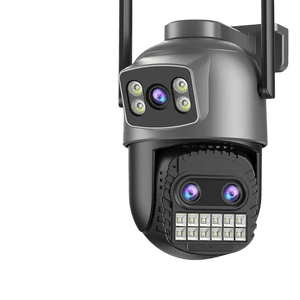 BESDER 15MP WiFi Outdoor Camera Dual Screen 10X Zoom PTZ Security IP Cam - stepyours.com