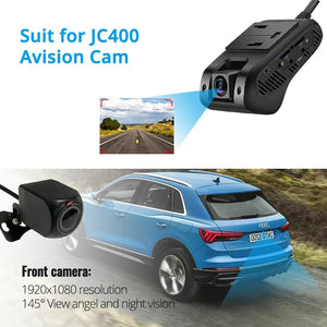 JIMIMAX 4G Dash Cam Front and Rear JC400A WIFI Hotspot GPS Live Stream App - stepyours.com