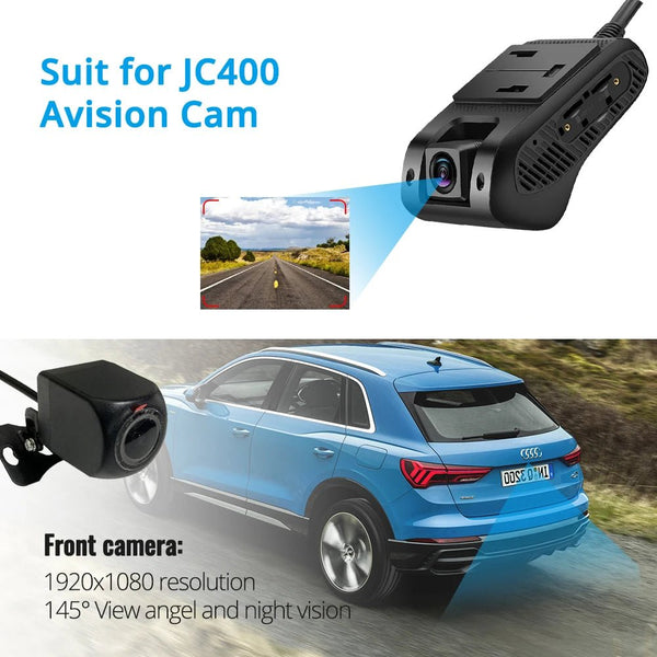 JIMIMAX 4G Dash Cam Front and Rear JC400A WIFI Hotspot GPS Live Stream App - stepyours.com