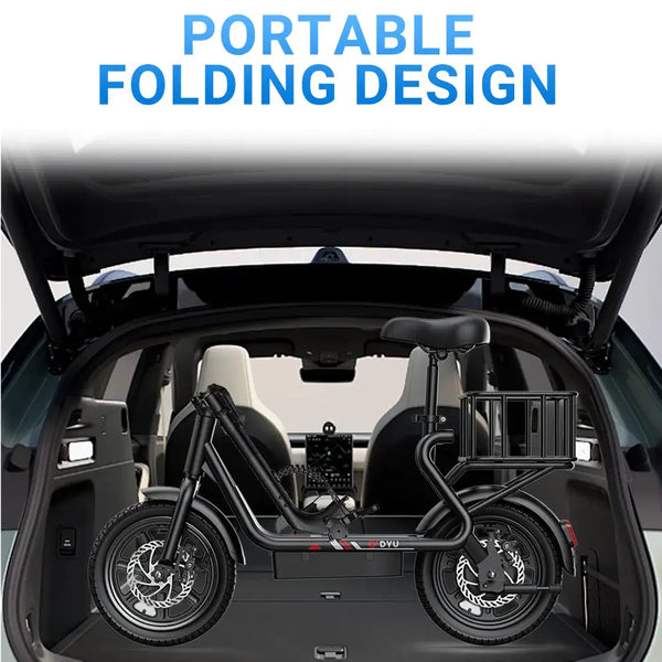 Compact Dyu Foldable Electric Scooter — product view 4