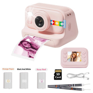 Joytrip Kids Color Instant Print Camera No Ink Thermal Paper HD Video Gift - stepyours.com