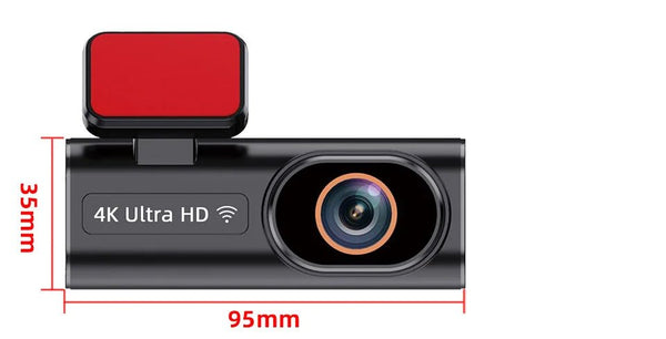 Acceo Dash Cam 4K Front And 1080P Rear Dual Lens With GPS WiFi Night Vision - stepyours.com
