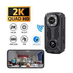 MD31 Mini PIR Body Camera 1080P Motion Activated Nanny Cam - stepyours.com