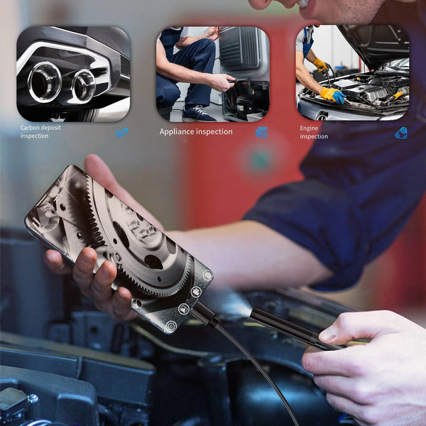 7.0mm Type C Endoscope Camera IP67 Waterproof Borescope With 6 LEDs Android PC - stepyours.com