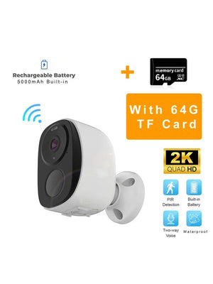 HEIYOUCAM BW4 Wireless Outdoor Security Camera - 2K 3MP Battery 2 Way Audio - stepyours.com