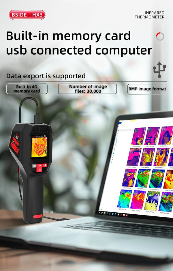 BSIDE HX3 Handheld Thermal Imaging Camera - For PCB, Pipes And Fire Safety - stepyours.com