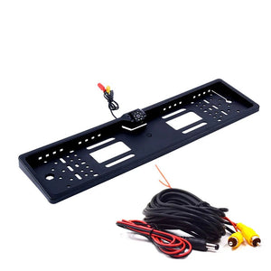 Car Rear View Camera EU License Plate Frame Waterproof Night Vision LED 4 8 - stepyours.com