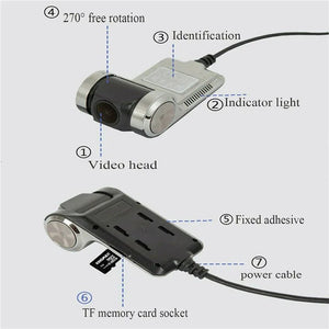 Car DVR Dash Cam With WiFi And ADAS 1080P Night Vision USB - stepyours.com