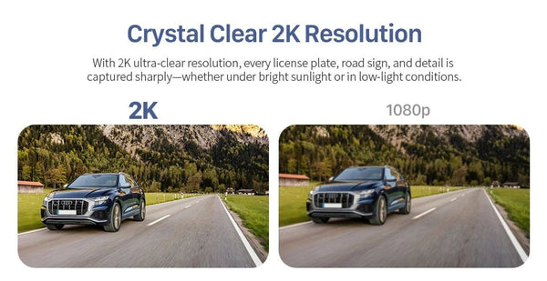 2K Kawa Mini 3 Pro Car Dash Cam With WiFi App Parking Mode And Voice Control - stepyours.com