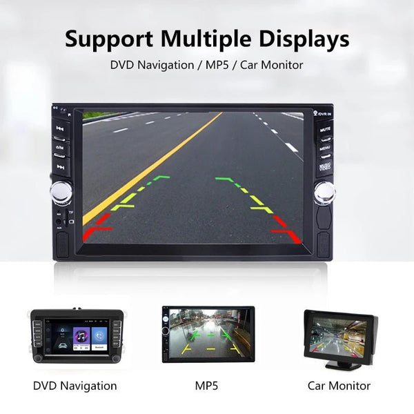 Car Rear View Camera With 4 8 12 LED Night Vision Display For Parking Reversing - stepyours.com