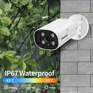 ASECAM 8MP POE IP Camera 4K Outdoor Human Detection CCTV AI Night Vision - stepyours.com
