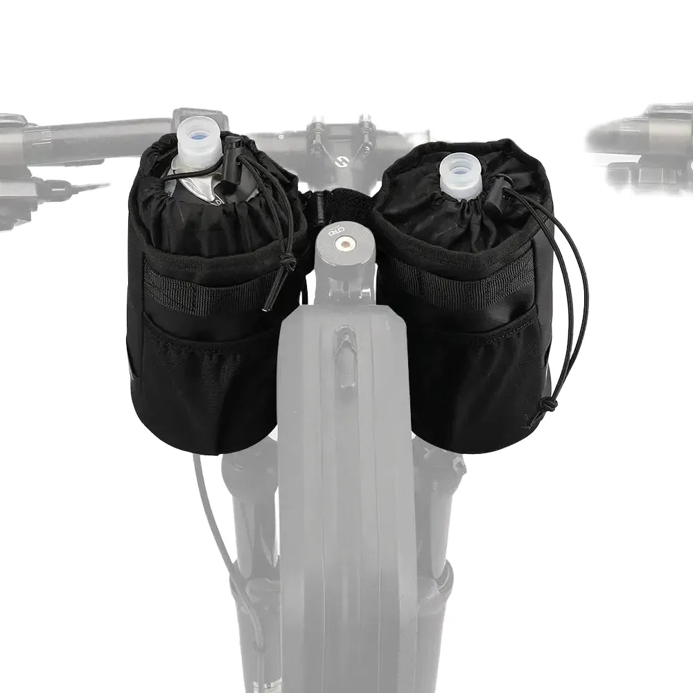 Rhinowalk Bicycle Bag Cycling Water Bottle Carrier Pouch MTB Bike Insulated Kettle Bag Riding Handlebar 2pcs Accessories