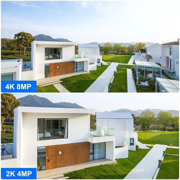 8MP 4K Solar WiFi Outdoor Dual Lens PTZ Camera - Wireless AI Alerts - stepyours.com