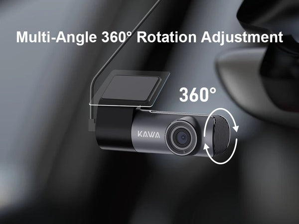 Kawa D5 2K Dash Cam For Car With WiFi App And Voice Control WDR DVR - stepyours.com