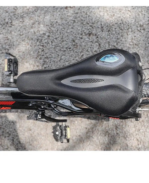 Gel Memory Foam Bike Saddle Cover With Safety Taillights