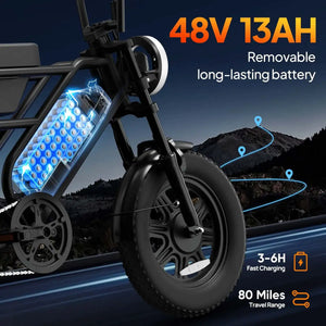 Urlife Fat Tire Electric — product view 3