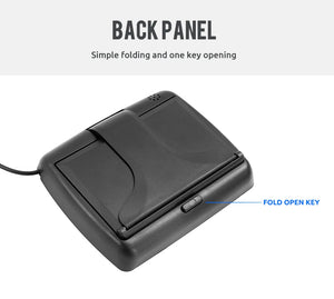4.3 Inch TFT LCD Folding Car Monitor With Rear View Camera And 8 LED Parking - stepyours.com