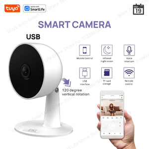 Tuya Smart 3MP Indoor Camera Real Time Alerts 2 Way Audio Human Detection - stepyours.com