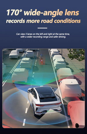 4 Channel WiFi Dash Cam for Cars Front and Rear Interior 360 DVR - stepyours.com