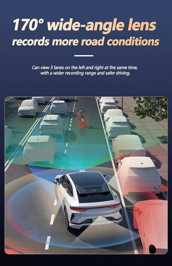 4 Channel WiFi Dash Cam for Cars Front and Rear Interior 360 DVR - stepyours.com