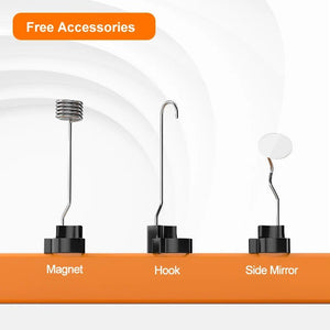 Four Point Three Inch Industrial Endoscope Camera 1080P HD 50m Rigid Cable - stepyours.com