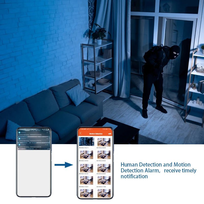 Loop Record Mini 1080P WiFi Security Cam Motion Alerts - stepyours.com