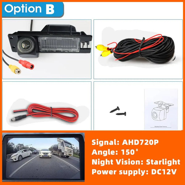 HD Rear View Backup Camera with License Plate Light for Buick Regal Excelle GT Opel Astra Fiat - stepyours.com