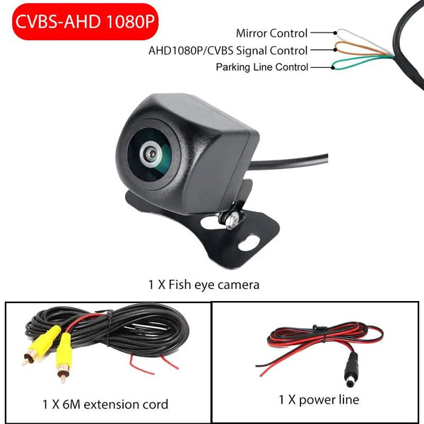 170 Degree Wide Angle AHD Car Backup Camera 720P 1080P Night Vision Waterproof - stepyours.com
