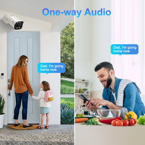 New 4K 8MP IP Outdoor PoE Surveillance Camera - With Color Night Vision - stepyours.com