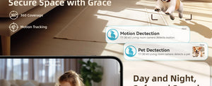 2.4G WiFi Indoor Camera - 2K 360 Degree PTZ With Night Vision And Two Way Talk - stepyours.com