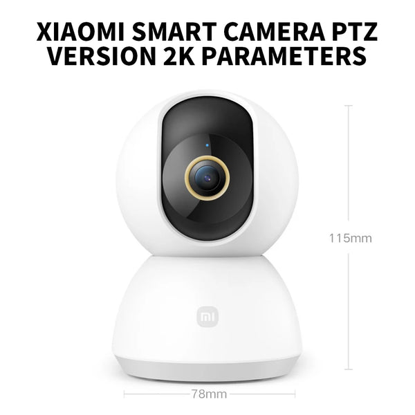 Xiaomi 360 Degree Mi PTZ 2K Security Camera AI Detection Indoor Night Vision by stepyours.com