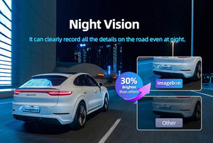 Imagebon H70 Plus 11.4 Inch 4K ADAS Dash Cam 60FPS Night Vision Dual Recording - stepyours.com