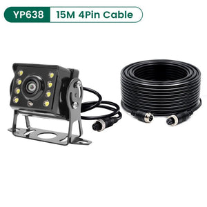GreenYi 170 Degree AHD 1920x1080 Fisheye Car Bus Truck Rear View Camera - stepyours.com