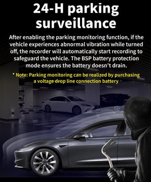 3 Channel Car Dash Camera 1080P Front Rear Cabin Night Vision - stepyours.com