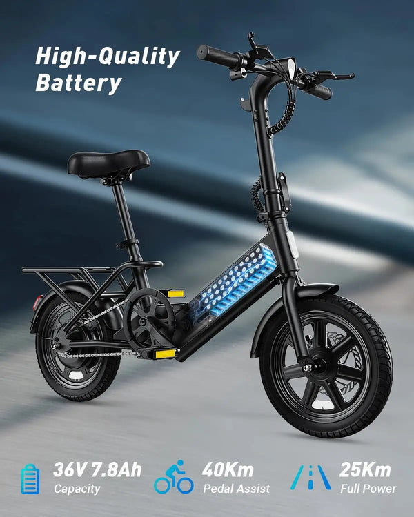Dyu Folding Electric Bike Inch — product view 2