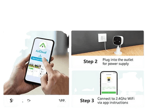 Jennov 2K HD Wireless Security Camera Color Night Vision IP66 Weatherproof - stepyours.com