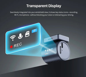 Kawa Mini 3 Pro 2K Car Dash Cam With WiFi App Voice Control Parking - stepyours.com