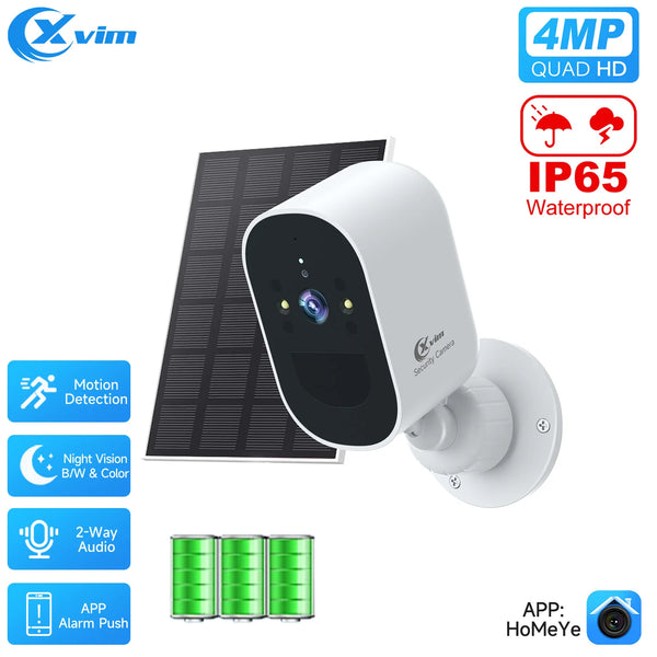 XVIM Solar Security Camera 1080P Wireless Battery Powered Outdoor Smart Motion - stepyours.com