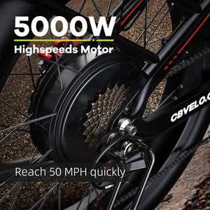 Cybervelo Fat Tire Mountain Ebike — product view 4