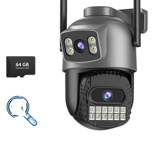 BESDER 15MP WiFi Outdoor Camera Dual Screen 10X Zoom PTZ Security IP Cam - stepyours.com