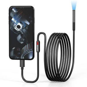 KERUI 2MP Industrial Endoscope Camera - Dual Lens, IP67 Waterproof, Type - C Ready - stepyours.com