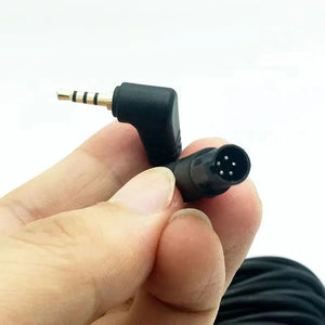 Dashcam Extension Cable 4 Pin 5 Pin Streaming Rear Camera 2.5mm Jack 10m - stepyours.com