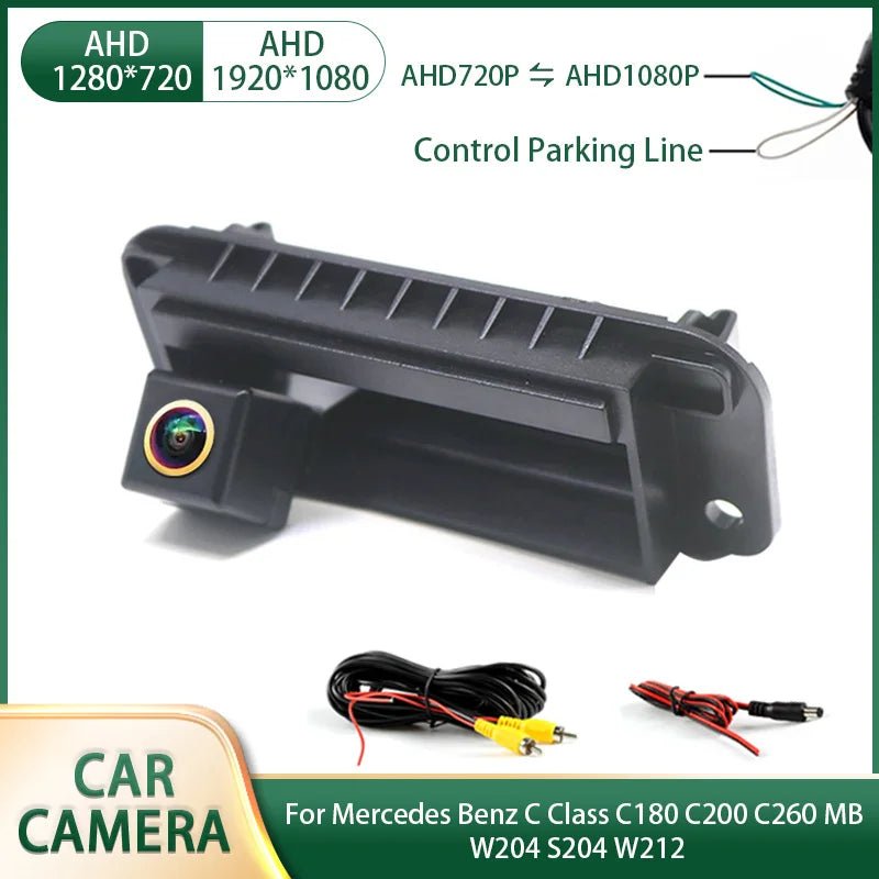 AHD 1080P Mercedes C Class Rear View Camera Waterproof W204 S204 Hook - stepyours.com